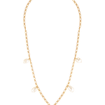 pearl necklace gold