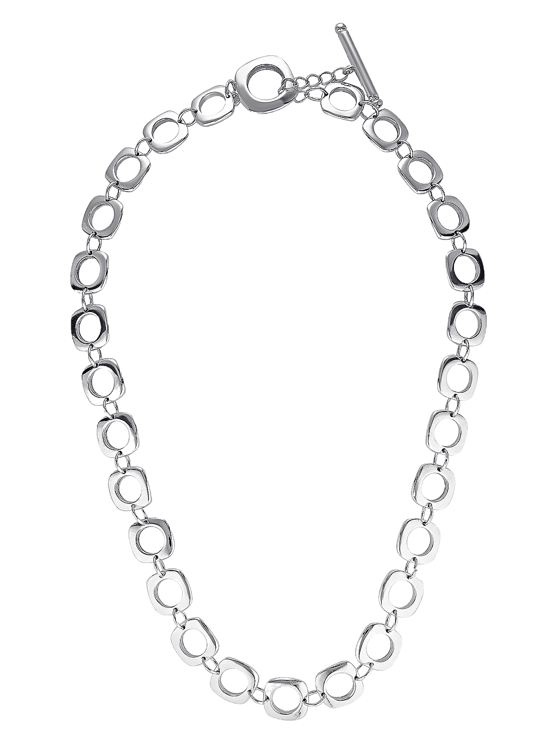 Retro silver necklace