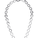 Retro silver necklace