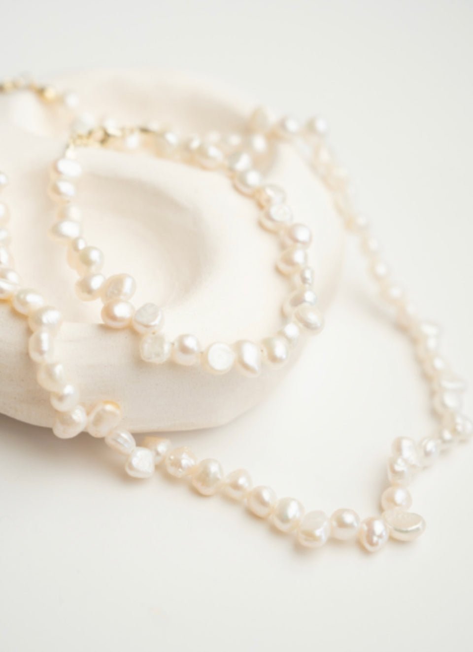 Etta pearl bracelet and Necklace 